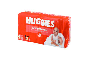 Подгузники для детей 7-18кг 4 Little Movers Huggies 50шт