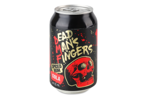 Напій слабоалкогольний "Dead Man’s Fingers" Spiced Rum & Cola (ж/б, Великобританія) 5%, 0,33 л