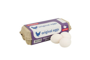 Яйця курячі столові L C0 Original eggs Ясенсвіт к/у 10шт