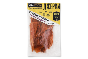 Снеки куриные вяленые Шаурма Джерки KlimFood м/у 100г