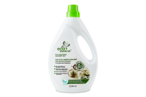 Гель для стирки белья универсальный с экстрактом хлопка Eco Control 1.2л