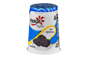 Yoplait Light Fat Free Yogurt Blackberry