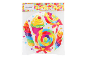 Тарелки бумажные d23см Festa 6шт