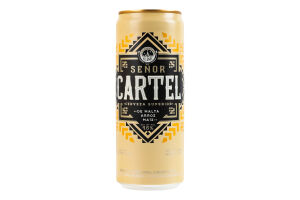 Пиво 0.33л 4.6% светлое пастеризованное Senor Cartel ж/б