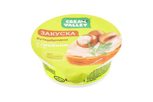Закуска бутербродна пастоподібна З грибами Cream Valley ст 85г