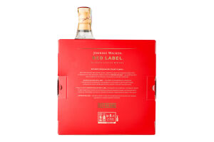 Набір Віскі 0.7л 40% Red label + 1 склянка 270мл Johnnie Walker к/у 2шт