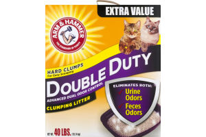 Arm & Hammer Double Duty Advanced Odor Control Clumping Cat Litter