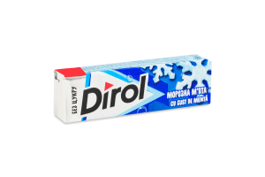 Резинка жевательная без сахара с подсластителями Морозная мята Dirol м/у 14г