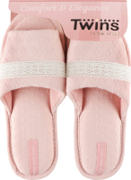 Тапочки открытые домашние женские Twins №7544 40 розовый