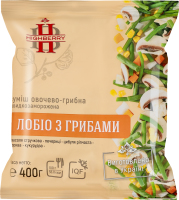 Суміш овочево-грибна швидкозаморожена Лобіо з грибами Highberry м/у 400г