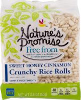 Nature's Promise Crunchy Rice Rolls Sweet Honey Cinnamon