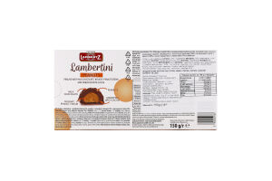 Пралине с начинкой из марципана со вкусом лимона трюфельной начинкой Lambertini Lambertz к/у 150г