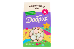 Маршмеллоу с натуральными красителями Мини Добрик к/у 35г