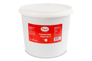 Паста томатная 25% пастеризованная Руна ведро 5.7кг