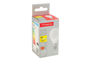 Лампа светодиодная 6W 510lm E14 3000К №TLG4506143 Titanum 1шт