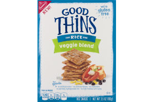 Nabisco Good Thins The Rice One Veggie Blend Rice Snacks