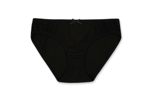 Труси-сліпи жіночі чорні з мереживом р.S-XXL Kosta