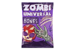 Цукерки желейні Кісточки Zombi universal м/у 70г