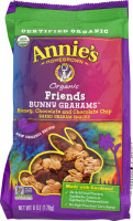 Annie's Homegrown Organic Friends Bunny Grahams Honey, Chocolate and Chocolate Chip