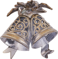 Подвеска на елку №1802-6 Колокольчики Хамелеон Оском Плюс 1шт