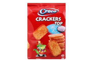 Печенье соленое Crackers top Croco м/у 150г