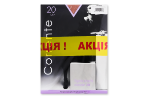Набор колготок женских Corrente Classic №CST90536 20den 4 natural 2шт