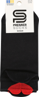 Шкарпетки жін Premier socks 3Д серц кор чор р23-25