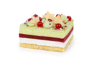 Торт Фісташковий з малиновим желе, ваг