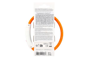 Trixie USB Flash Light Ring-Нашийн д/соб, що світ; 0,7х35см (Помаранч)