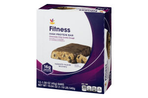 Ahold Fitness High Protein Bar Chocolate Chip Cookie Dough - 12 CT