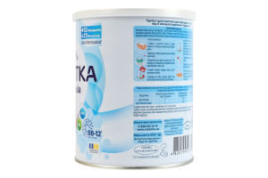 Смесь молочная сухая для детей от 6мес 2 Opti formula Malutka ж/б 400г