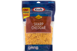 Kraft Natural Cheese Shredded Cheese Sharp Cheddar