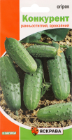 Насіння Огірок Конкурент 1г Яскрава