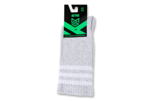 Шкарпетки MovementStandard Active №MS M0350S 00 42-45 сірий-білий