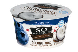 So Delicious Dairy Free Coconut Milk Yogurt Alternative Blueberry