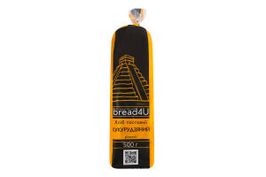 Хліб нарізний тостовий Кукурудзяний Bread4U м/у 500г