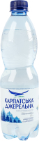 Вода минеральная сильногазированная природная столовая гидрокарбонатная кальциевая Карпатська джерельна п/бут 0.5л