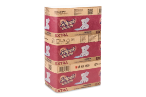 Полотенце бумаж Selpak Pro Extra Z 200лист 2 слоя