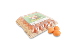 Яйца куриные пищевые столовые С1 Киевская 30 Від доброї курки лоток 30шт