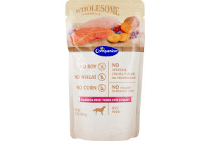 Companion Wholesome Formula Dog Food Salmon and Sweet Potato Stew in Gravy