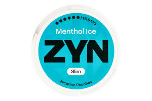 Подушечки никотиносодержащие 16.5мг ZYN Slim Menthol Ice 20х0.7г