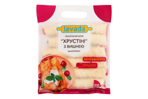 Виріб пекарський заморожений з вишнею Хрустіні Levada м/у 510г