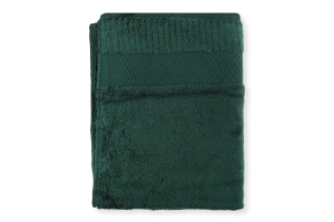 Рушник зелений махровий зеро твіст з бордюром 50*90см 600г/м2 ГМ Текстайл