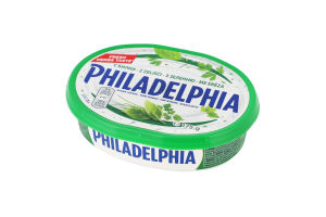 Сир 59% м'який з зеленню Philadelphia п/у 175г