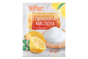 Лимонна кислота Українська зірка 25 г