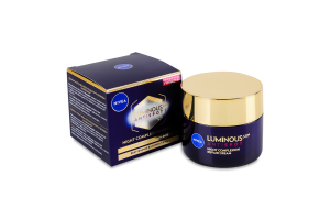 Крем для лица, шеи и декольте ночной Выравнивание тона Luminous 630 Nivea 50мл