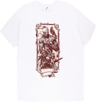 Футболка Sol's Imperial Cossack with hawk білий XL