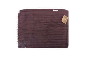 Рушник Бабл темно-коричневий махровий зеро твіст 100*150см 600г/м2 ГМ Текстайл