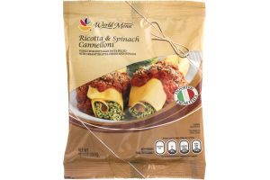 Ahold World Menu Ricotta & Spinach Cannelloni
