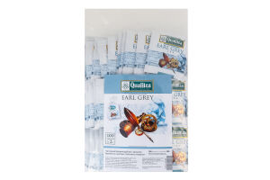 Чай черный байховый мелкий с ароматом бергамота Qualitea м/у 100х2г
